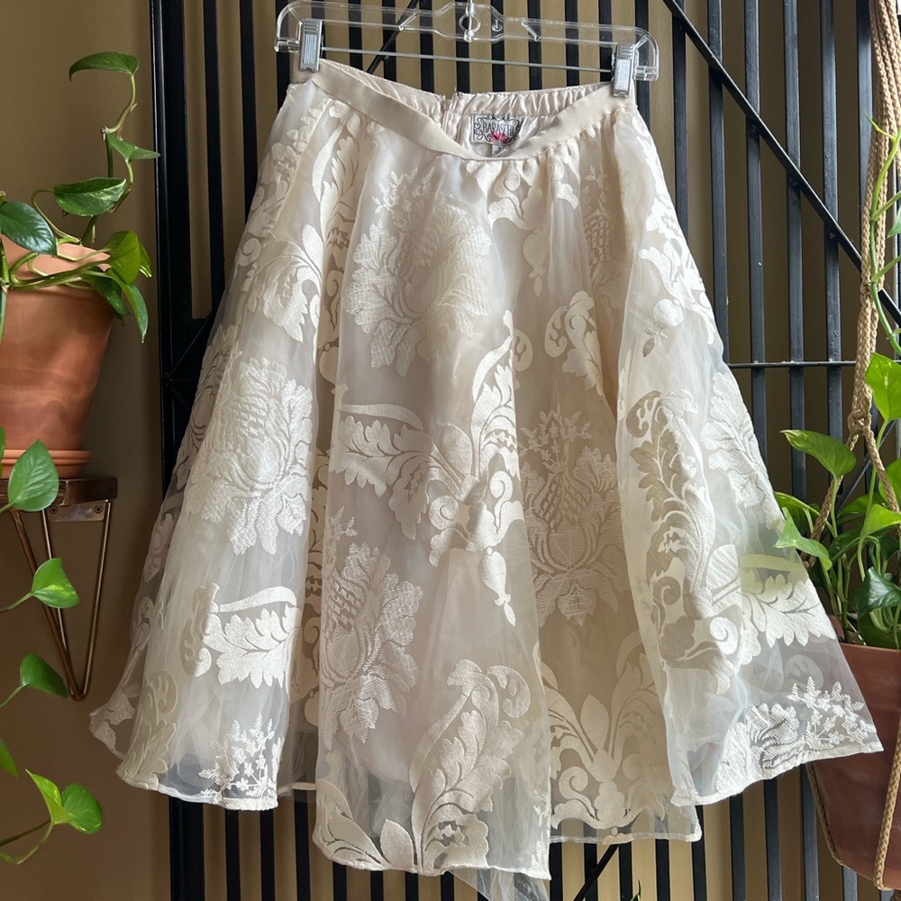 Baraschi Lace Tulle Skirt